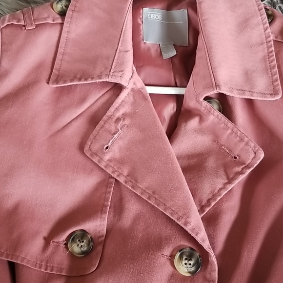 ASOS Pink Trench Coat - Picture 4 of 6